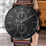 Custom Logo Quartz Men's Watch Crystal Swiss Wrist for Man (WY-17013B)