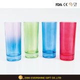 Coloured Measuring Drinking Water Glass Tumbler Cup