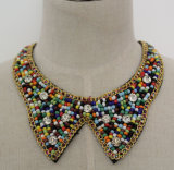Ladies Fashion Colorful Beads Charm Costume Choker Necklace Collar (JE0028)