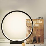 Most Popular American Style Luxury Ring Shape Metal Table Lamp