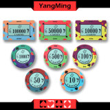 Custom Printed Design/ Poker Circular Chips Casino Games Ceramic Casino Chips (YM-CP007)