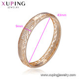 51858 Xuping Wholesale Jewelry Crystal Metal Small Bangle with 18K Gold Plated for Baby