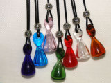 Glass Perfume Vial Bracelet Handmade Aroma Necklace Essential Oil Bottle Necklace