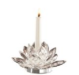 Fashine Crystal Glass Candle Holder for Home Decoration Bless