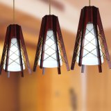 Restaurant Popular Decorative Vintage Wooden Pendant Lamp