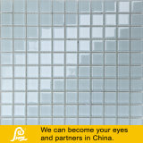 Pure White Swimming Pool Glass Mosaic with Crystal