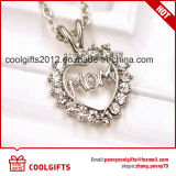 New Design Heart Shape Alloy Necklace for Mother's Day Jewelry Gift