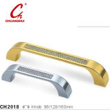 Zinc Alloy Furniture Handle/Knob with Crystal/Diamond in Furniture Fittings (CH2018)