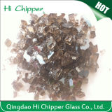 Copper Reflective Tempered Fireplace Glass Chips