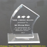 Clear Acrylic Plastic Trophy with Engraved or Printed Logo