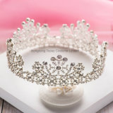 Customized Fashion Jewellery Crystal Crown Wedding Rhinestone Tiaras Bridal Crown (CR-08)