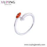 Crystals From Swarovski Wedding Ring Luxury Charming Diamond Women Heart Finger Ring