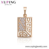 33717 Xuping Latest Gold Jewelry Designs Personalized Animal Bee Pendant Luxury Geometric Jewelry