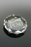 Crystal Octagon Paperweight (#5249)