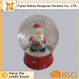 Tourist Souvenir Resin Santa Clause Design Snow Globe