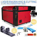 100W CO2 Laser Engraving Machine with Rotary Axis
