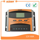 Suoer 12 Volt 60A Solar Home System Solar Panel Intelligent PWM Controller (ST-C1260)