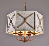 Creative American High Quality Dining Room Pendant Lamp with Lampshade