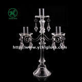 Glass Candle Holder for Home Decoration by BV (H: 35cm)
