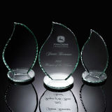 Jade Glass Pearl Edge Flame Award (#30408, #30409, #30410)