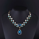 Fashion Big Saphire Crystal Diamond Necklace for Women