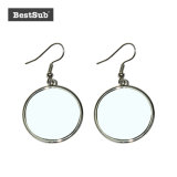 Bestsub Personalized Sublimation Zinc Alloy Photo Earrings (EH01)