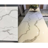 Marbling Engineered Artificial Crystal Quartz Stone for Coustomed Long Table
