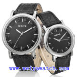 Leather Strap Watch Promotion Luxury Business Watch with Unisex (WY-1082GC)