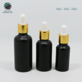 20ml 30ml 50ml Matte Black Color Glass Dropper Bottle for Essential Oil