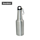Silver/White 400ml Aluminium Beer Bottle Bljh2-1/2
