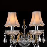 2 Lamps Fashion Crystal Wall Lamp with Gold-Dust Finished