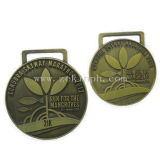 Custom Antique Brass Medals