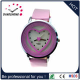 Watches White Face with Tan Leather Strap Belt Stainless Steel /Alloy Material Watch (DC-1389)