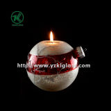 Single Color Glass Candle Cup by SGS (KL140228-17B)