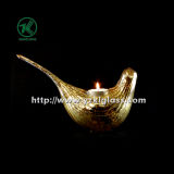 Single Color Glass Candle Cup (22*15.5*8)