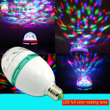 LED Full Color Rotating Lamp 3W E27/B22 RGB Spotlight LED Globe Bulb Mini LED Party Light