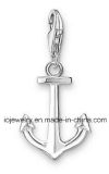 Silver Anchor Charm for DIY Jewelry Making