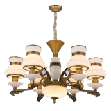 2017 New Design Chandelier Lighting Lamp with Marble and Crystal (SL2272-6)