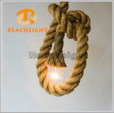 Vintage Style Hemp Rope Pendant Light Lamp