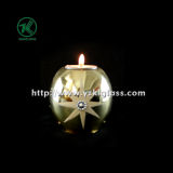 Single Color Glass Candle Cup (KL91013-34F)