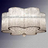 Flower Type Pendant Lighting for Home with Clear Crystal