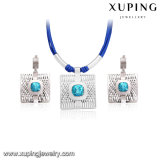 Set-26 New Big Gold Plated Hollow out Zircon Jewelry Set