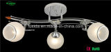 Factory Diirect White Chrome Iron Ball Shape Glass Chandelier/Ceiling Lighting