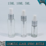5ml 10 Ml 15ml Clear Perfume Spray Glass Bottle with Lotion Pump