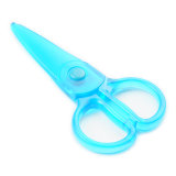 Chinese Stationery Crystal Translucent School Student Plastic PP Tool Scissors