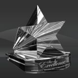 Dorado Star Crystal Award (CD-5395)