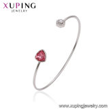 51686 Xuping Best Selling Ladies Jewelry, Crystals From Swarovski Charms Diamond Cut Bangles