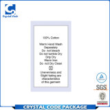 Custom Printing Garment Satin Wash Care Label Sticker