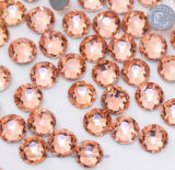 High Quality Ss16 2088 16 Cut Facets Peach/Champagne Hot Fix Rhinestones for Luxurious Women