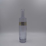 Cylindrical Wine Whisky Vodka Glass Bottle, 500ml Beverage Bottle